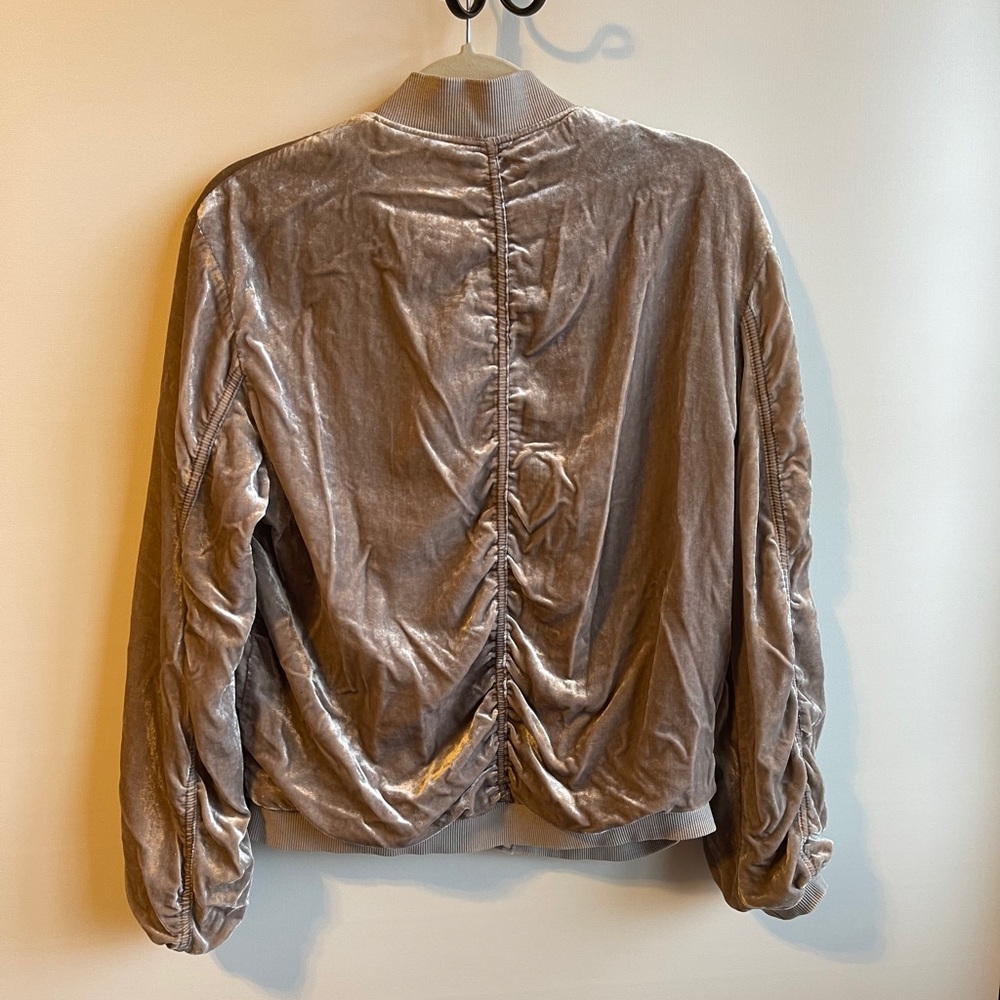 Free People Velvet Zip Up - Picture 2 of 3